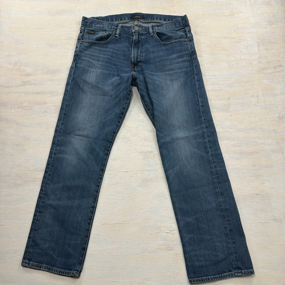 Polo Ralph Lauren Jeans Classic Fit 33x30 Straight Leg Blue Denim Mens